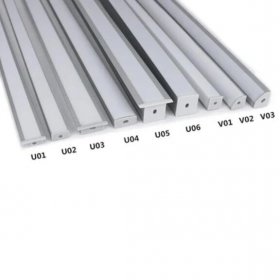 LED Profile LED Aluminum Channel Smaple Kit - 9 Models -50cm Each