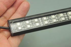 Bestsell Black Double Row 1 Meter LED Strip Bar 1meter Rigid Strip light 39.3inch Aluminium 5050 RGB Rigid LED Strips Bar