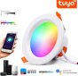 6Pack WiFi Intelligent LED Downlight RGBCW WiFi APP Controlled LED Downlight 3 Inch 5W 120V /220V AC, Dimmable RGBCW 2700-6500K Color Changing, Compatible with Alexa/Google, Ceiling Lights