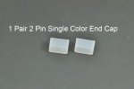 LED Strip Silicone Tube ends strip Tube cap fixed button for 5050 3528 single color and rgb strip waterproof