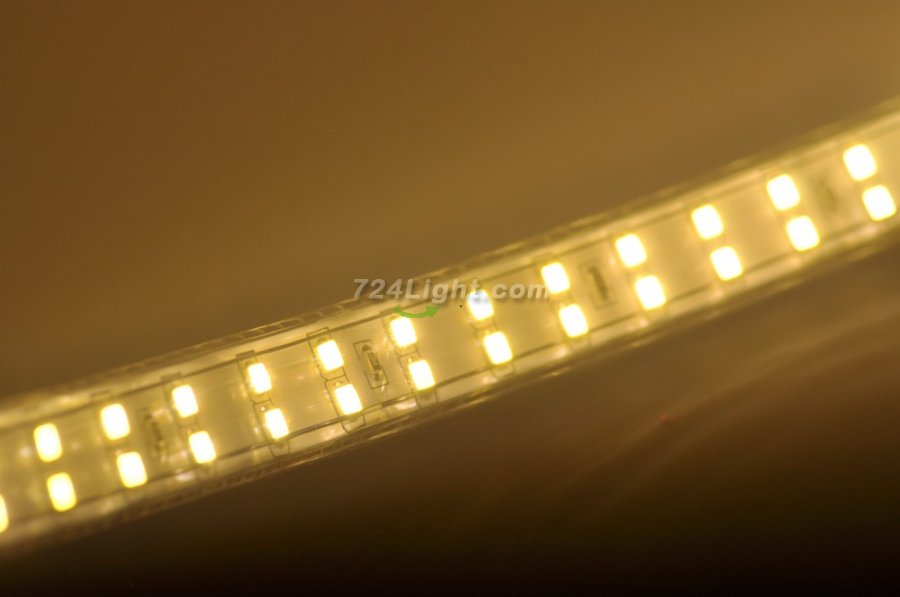 Double Row SMD 2835 AC 110V Strip 220V Strip 240V Strip Light 12MM 120LED 1M 5050 Single Color High Voltage Rope Light(1-100meters)