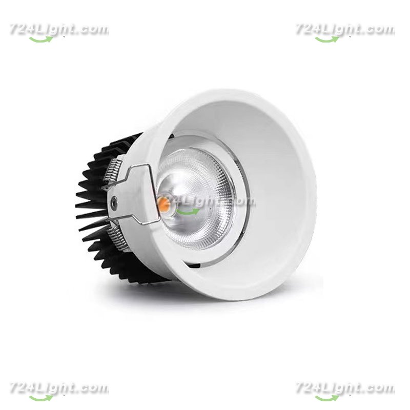 15W Spotlight Led Embedded High Color Rendering Deep Anti-glare Narrow Frame Household Aluminum Wall Washer Downlight