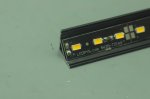 2 meter 78.7" Black LED U Rectangle Aluminium Channel PB-AP-GL-005-B 16 mm(H) x 16 mm(W) For Max Recessed 10mm Strip Light LED Profile