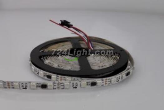 DC 12V TM1914 Breakpoint Continuingly 5050 RGB Color Changing Addressable LED Strip Light 16.4 Ft (500cm) 30LED/Mtr LED Pixel Flexible Tape White PCB
