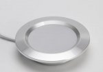 4pcs Pack LED Under Cabinet Lighting 2.5W 12VDC Ultra Thin, 3 Switches are Available Controllable Puck Light for Motorhome, Caravan, Truck, Kitchen, Wine Cabinet, Wardrobe