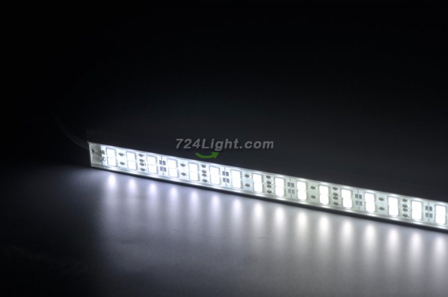 1.2meter Double Row Waterproof LED Strip Bar 48inch 5050 Rigid LED Strip 12V With DC connector 168LEDs