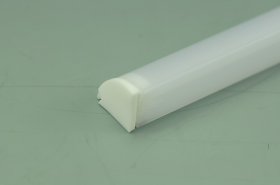 Waterproof LED Channel IP65 plastic 90Â° led profile housing For 12.1mm Flexible Strip lighting