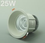 LED Spotlight 25W Cut-out 145MM Diameter 6.3" White Recessed LED Dimmable/Non-Dimmable LED Ceiling light