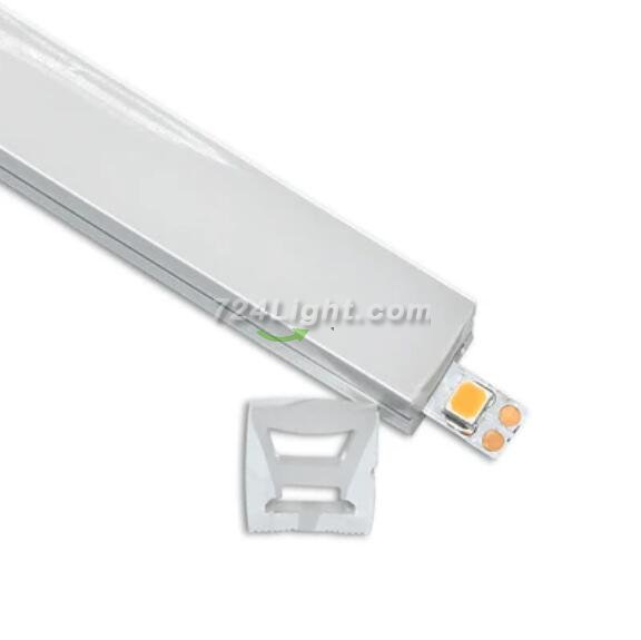 1M/5M/10M/20M Pack of T1010 LED Neon Light Housing Kit with End Caps and Mounting Clips, Flexible Neon Channel Fit for 6mm Wide LED Strip Lights