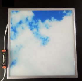 5 PACK LED Skylight 2x2 FT - 600*600mm 36W 3060LM LED Shop Display Blue Sky LED Flat Panel Light Framed For Ceiling Decoration