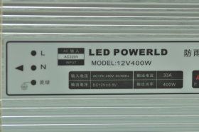 400 Watt LED Power Supply 12V 33.3A LED Power Supplies Rain-proof For LED Strips LED Lighting