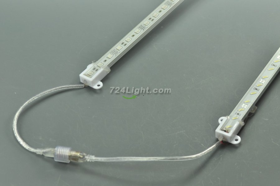 LED Strip Waterproof DC Connector Female and Male 5.5mm x 2.1mm(2.5mm) For strip light power supply connect Transparent