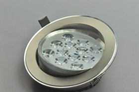 12W CL-HQ-04-12W LED Spotlight Cut-out 114mm Diameter 5.4" Gray Recessed LED Dimmable/Non-Dimmable LED Ceiling light
