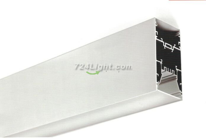 PB-AP-GL-63120 LED Aluminium Channel Pendant 120mm(H) x 63mm(W) suit for max 32mm width strip light
