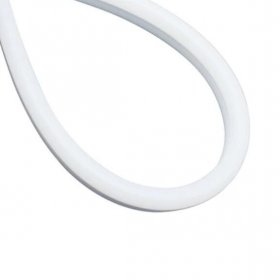 1M/5M/10M/20M Pack of T1225 LED Neon Light Housing Kit with End Caps and Mounting Clips, Flexible Neon Channel Fit for 12mm Wide LED Strip Lights