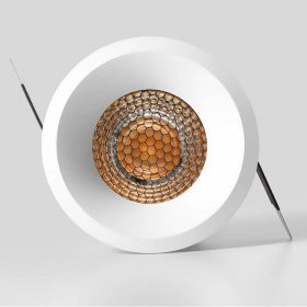 12W Downlight LED Cellular Mesh Anti-Glare Spotlight Lightweight Ceiling Light Embedded Downlight Home Spotlight