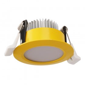 5W LED RECESSED LIGHTING DIMMABLE YELLOW DOWNLIGHT, CRI80, LED CEILING LIGHT WITH LED DRIVER