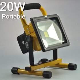 20W Portable LED Floodlights Rechargeable LED Work Light Waterproof Battery Floodlights