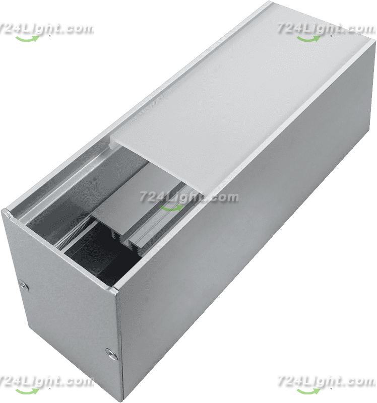 4366 board width 40mm office lighting commercial high-end line light aluminum groove shell kit