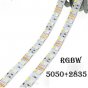 Article the LED lamp with 2835 + 5050 LED lamp belt RGBW Strip Light 12mm width 5meter(16.4ft)600LEDs