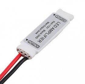 Mini RGB LED Amplifier Controller with for RGB multi-color 5050 3528 LED Flexible Strip Light DC12V 12A 144W RGB 4pin Signal amplifier