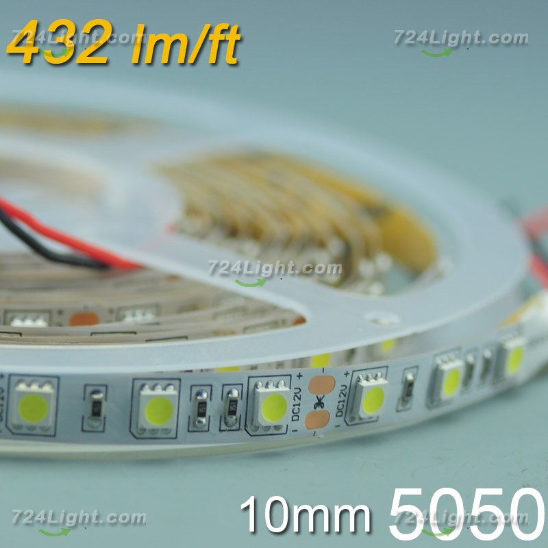 Brightest LED Strip Light SMD5050 Flexible 12V Strip Light 5 meter(16.4ft) 300LEDs - Click Image to Close