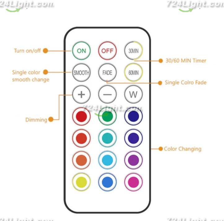 6 Pack LED Puck Lights with Remote, White Finish RGBW Color Changing Under Cabinet Lights Wireless,13 Colors Changeable LED Closet Light Dimmable,AA Battery Operate Push Night Lights with Timer Function