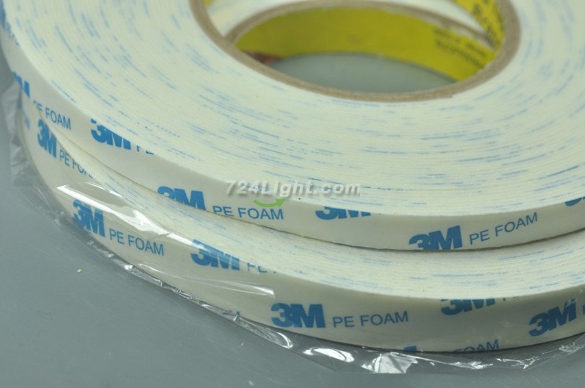 3M 1600T 3M Double Sided PE Foam Tape For LED Strip Lights Car Decoration/Furniture/Construction