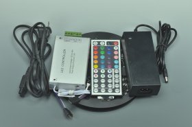 Aluminum 44 Keys remote controller 5M 5050 RGB Strip lighting Kit