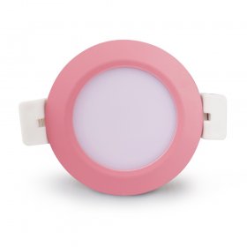 3W LED RECESSED LIGHTING DIMMABLE PINK DOWNLIGHT, CRI80, LED CEILING LIGHT WITH LED DRIVER