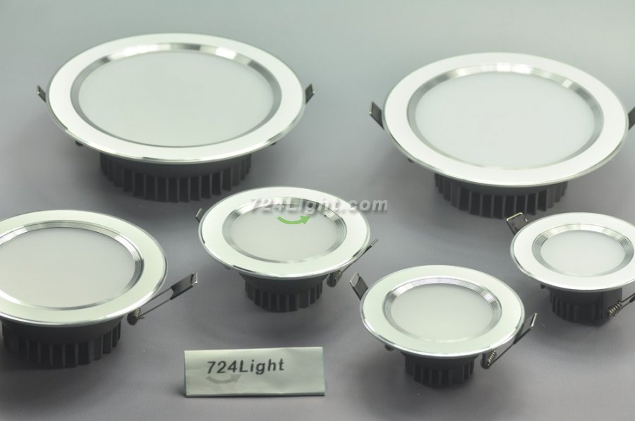 3W DL-HQ-102-3W LED Down Light Cut-out 61.5mm Diameter 3.8" White Recessed Dimmable/Non-Dimmable LED Down Light