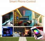 CROW Bluetooth RF Controller for RGB/RGBW LED Lights via Tuya work with Amazon Echo and Google Home