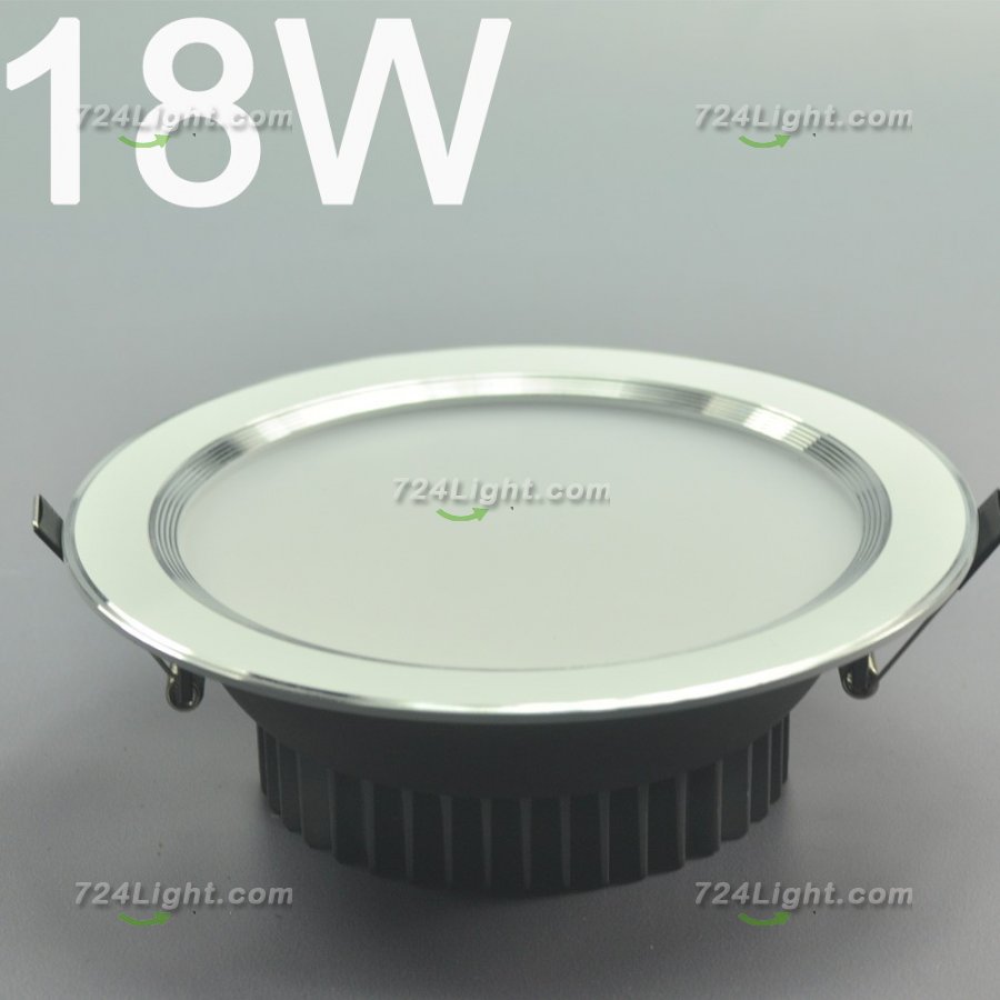 18W DL-HQ-102-18W LED Down Light Cut-out 151mm Diameter 7.5\" White Recessed LED Dimmable/Non-Dimmable LED Spotlight