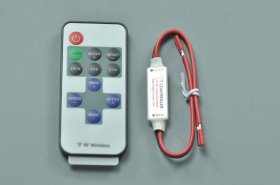 Mini Wireless Single Color LED Remote Controller for 3528 5050 5630 LED Strip LED