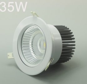 LED Spotlight 35W Cut-out 140MM Diameter 5.5" White Recessed LED Dimmable/Non-Dimmable LED Ceiling light