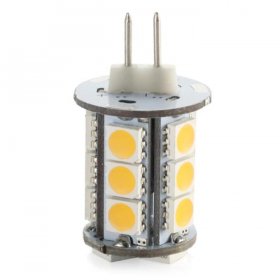 4 Pack 3.6 Watt (40Watt Equivalent) DC12V Tower type G4 Bi-pin base Lamps with 18 pcs Tri-Chip LED SMD5050