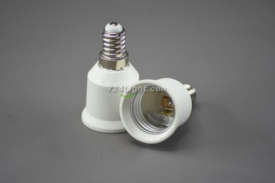 E14 to E27 Screw Base Light Bulb Splitter E27 Socket Converter