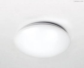 36W 19.68 inch (500mm) odern LED Flush Mount Ceiling Light Fixture Round Acrylic Shade White Finish Mushroom Shape and CCT changable with RF control
