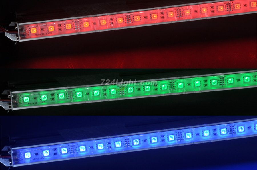 1meter 39.3inch 12V Superbright Waterproof 5050 RGB Color Changing LED Rigid Strip Bar