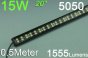 0.5meter 12V Double Row 5050 led Waterproof Strip Light With LED Controller 60LEDs