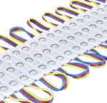 20pcs/pack RGB Color Changing 5050 3 LED Light Module 12V 160° Beam Waterproof IP67 for Outdoor Led StoreFront Signage Lighting