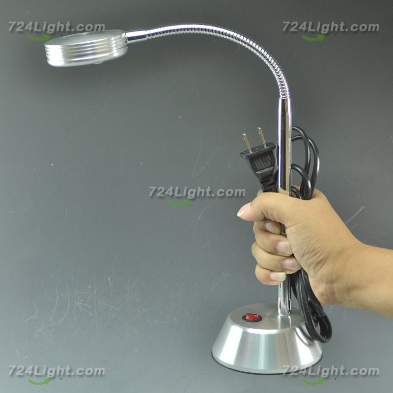 LED Desk Lamp Flexible LED Lamp LED Reading switch Lamp With Steady Lampstand and Switch