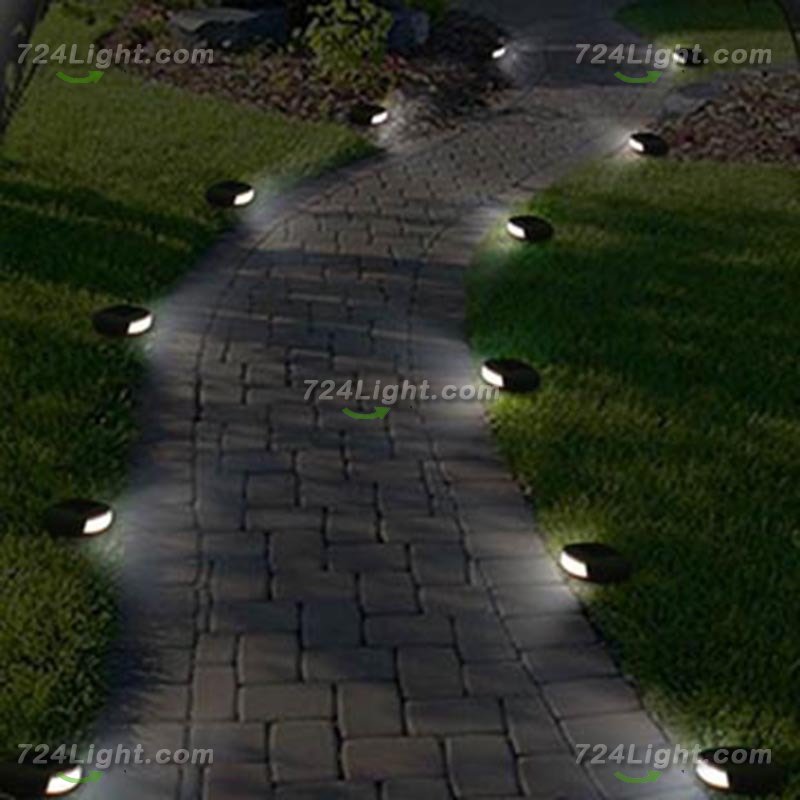 Solar stone light, Outdoor Simulation Stone Light White Light Patch LED Light Garden Path Decorative Light