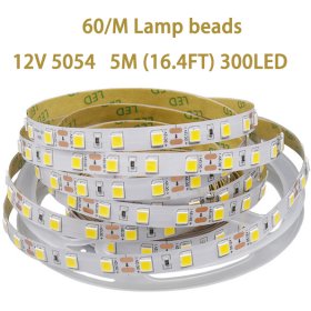 12v5054Led strip light 60leds/meter 12V5054 LOW VOLTAGE HIGH BRIGHTNESS strip light 5M (16.4FT) 300LEDS 5054strip lightss