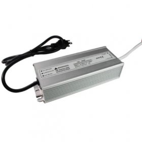 Waterproof IP67 LED Power Supply 110V AC to 12V DC Driver Transformer 3-Prong Plug 3.3 Feet Cable