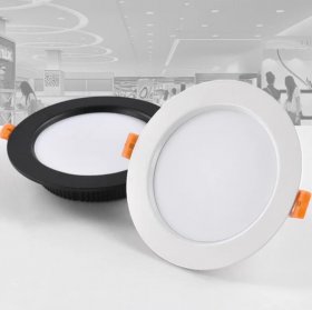 4PCS Pack Low Profie LED Downlight 3W/5W/7W/12W/15W/18W/24W CRI80 Anti-Fog Fixed Head Recessed Ceiling Light