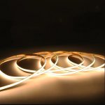 5mm Super Slim FCOB LED Strip 16.4FT/5M CRI90 480LEDs/m 7W/m 12V/24V Dimmable LED Light Ribbon Indoor Use