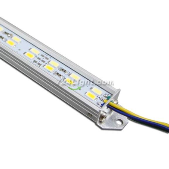 5 / 10 Pack SMD5630 Double Row Rigid LED Strip lighting 120LEDs per Meter with U Aluminum Shell