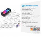 Hexagon Lights Smart App Control RGB Hexagon LED Lights for Wall or Desktop with Music Sync for Gaming Room Streaming Decor