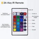 Wireless WiFi Smart Phone APP LED Controller or with 24Key IR Remote Controller for RGB LED Flexible Strip Lights